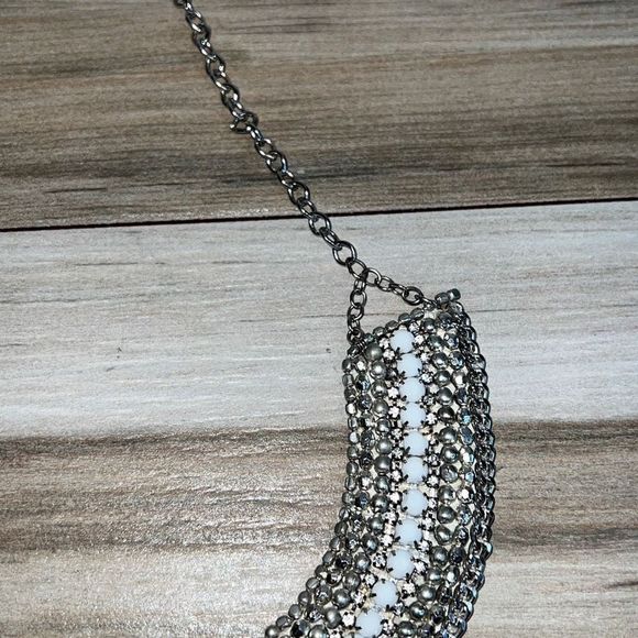 Chico’s Bling Rhinestone Egyptian Goddess Caller Necklace - Picture 5 of 9